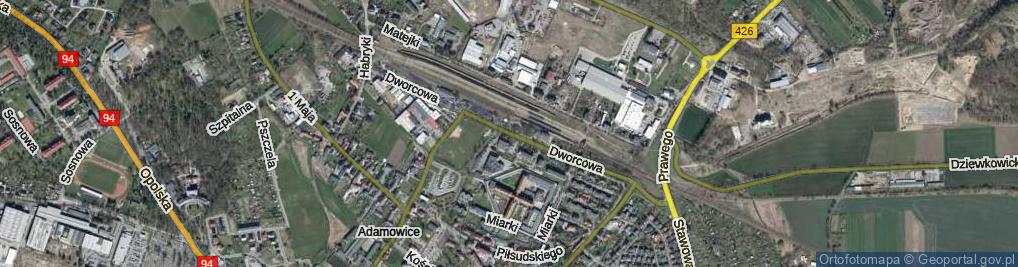 Zdjęcie satelitarne Dworcowa ul.